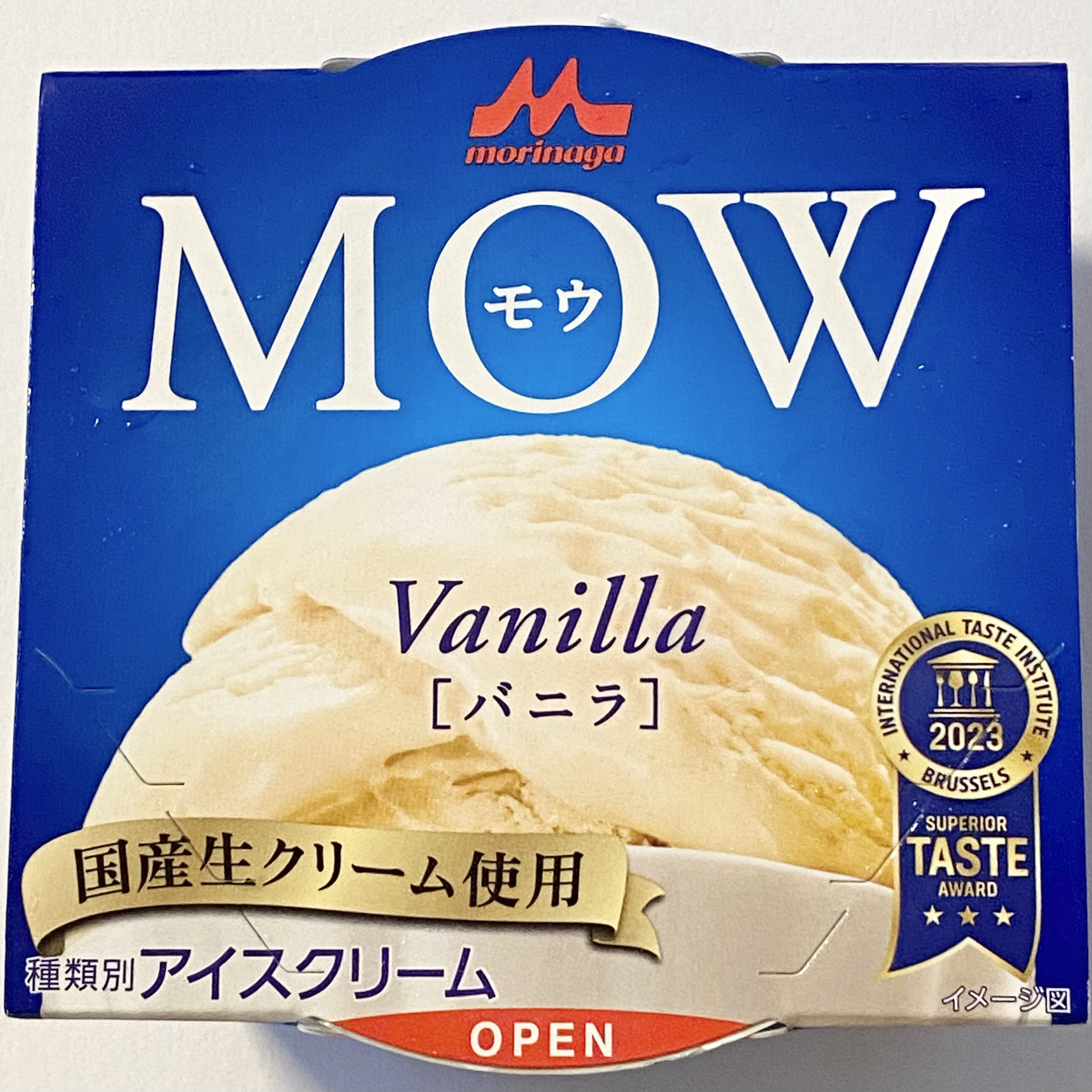 森永MOWのパッケージ